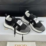 Dior Unisex Run'n'Dior Sneaker Black and White Technical Mesh KCK447TLK