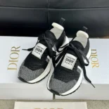Dior Unisex Run'n'Dior Sneaker Black and White Technical Mesh KCK447TLK