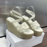 Dior Women D-Club Wedge Sandal White Calfskin KCO346CFY