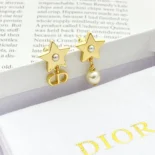 Dior Women Lucky Dior Earrings Gold-Finish Metal E3903WOMRS