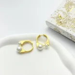 Dior Women Medium Dior Tribales New Look Earrings Gold-Finish and Silver-Finish Metal