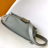 Fendi Women Mamma Baguette Medium Matcha Green Nappa Leather Bag