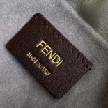 Fendi Women Mamma Baguette Medium Matcha Green Nappa Leather Bag