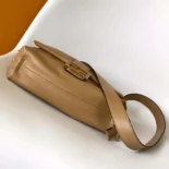 Fendi Women Mamma Baguette Medium Pale Brown Nappa Leather Bag
