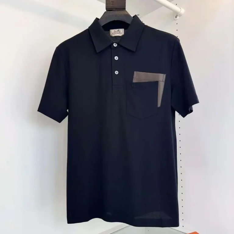 Hermes Men Polo Shirt with Pocket H557960HA67ME