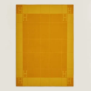 Hermes Unisex Avalon Spring Blanket in Woven Cashmere H103424M