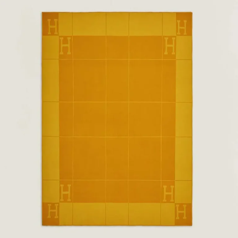Hermes Unisex Avalon Spring Blanket in Woven Cashmere H103424M