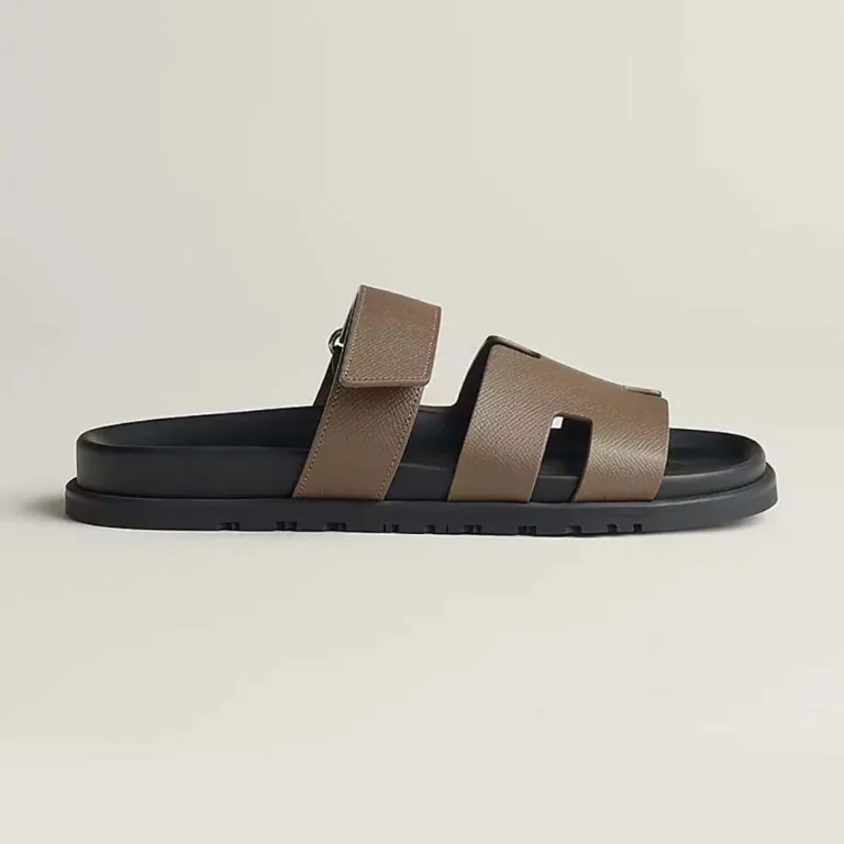 Hermes Unisex Chypre Sandal-Dark Brown H222857ZHX3415