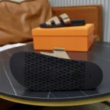 Hermes Unisex Chypre Sandal-Dark Brown H222857ZHX3415