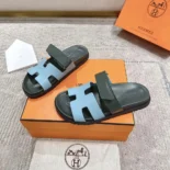 Hermes Unisex Chypre Sandal-Green/Blue H222299ZCX350