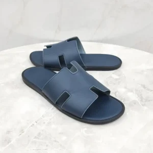 Hermes Unisex Izmir Sandal-Navy H152415ZH11390