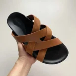 Hermes Unisex Kazimir Sandal-Brown H251976Z
