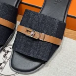 Hermes Women Giulia Sandal-Navy H251030Z