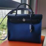Hermes Women Herbag Zip 31 Bag-Navy/Black