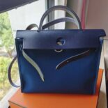 Hermes Women Herbag Zip 31 Bag-Navy/Black