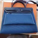 Hermes Women Herbag Zip 31 Bag-Navy/Black