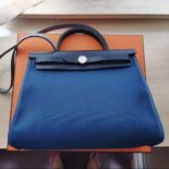 Hermes Women Herbag Zip 31 Bag-Navy/Black