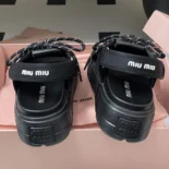 Miu Miu Women Chunky Neoprene Sandals 5X418E30K