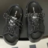 Miu Miu Women Chunky Neoprene Sandals 5X418E30K