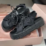 Miu Miu Women Chunky Neoprene Sandals 5X418E30K