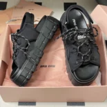 Miu Miu Women Chunky Neoprene Sandals 5X418E30K