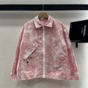 Dior Women Dioriviera Jacket White Jacquard Technical Taffeta 547C85A2826
