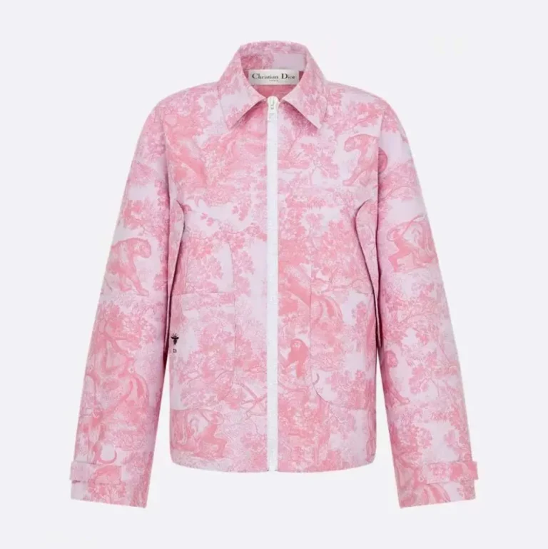 Dior Women Dioriviera Jacket White Jacquard Technical Taffeta 547C85A2826