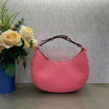 Fendi Women Fendigraphy Small Pink Leather Bag