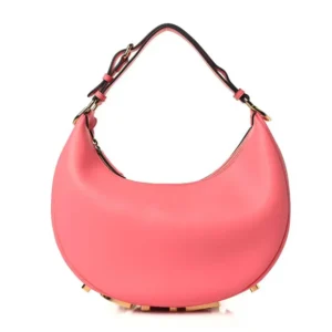 Fendi Women Fendigraphy Small Pink Leather Bag