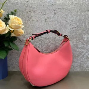 Fendi Women Fendigraphy Small Pink Leather Bag