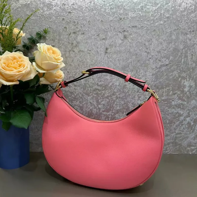 Fendi Women Fendigraphy Small Pink Leather Bag