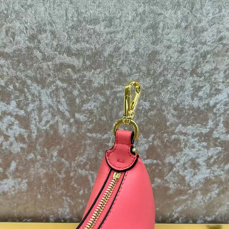 Fendi Women Nano Fendigraphy Pink Leather Charm